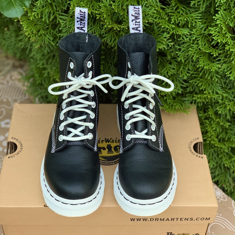 Dr Martens 1460 Pascal Virginia Black/White Sz 6